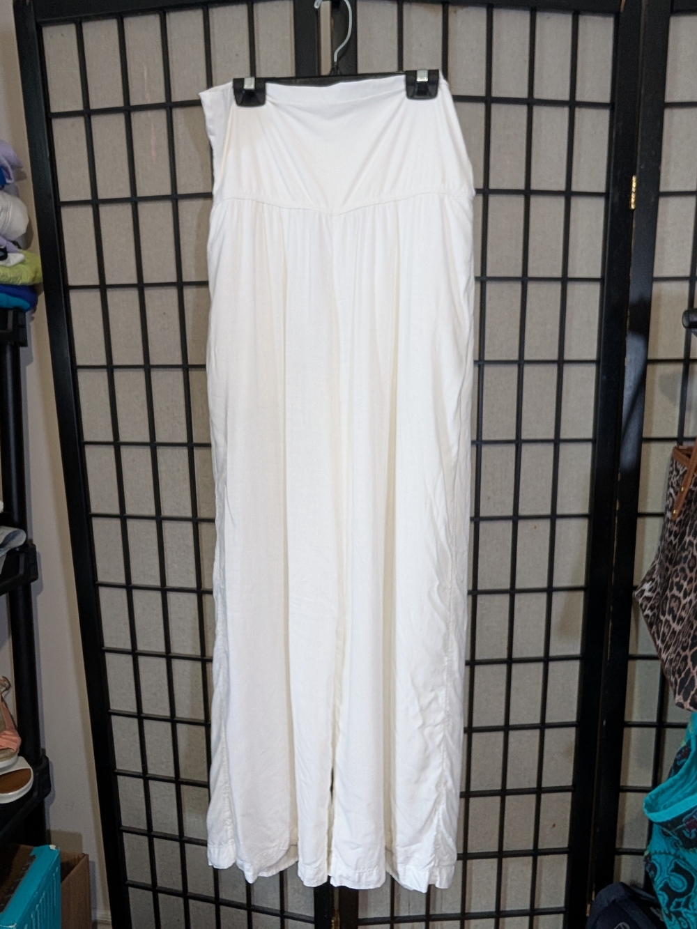 Women’s Hollister White Wide Leg Pants Sz L